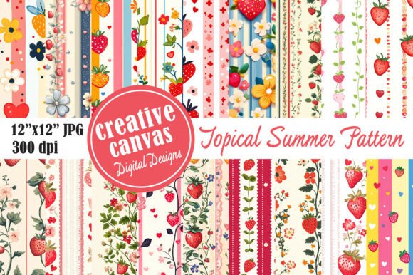 Enhance Your Creative Projects with the Strawberry Coquette Seamless Pattern