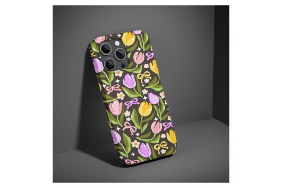 Spring Coquette Tulip Garden Pattern