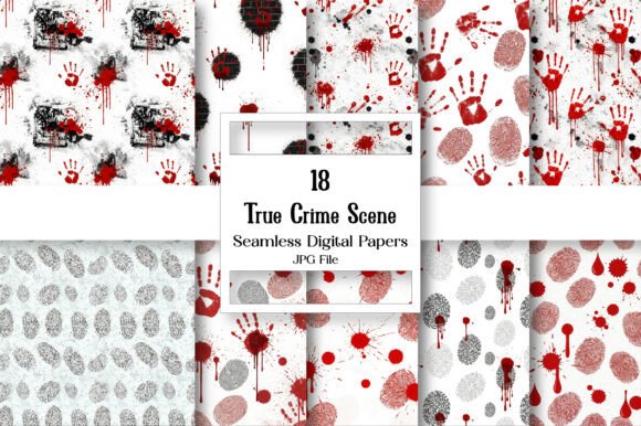 True Crime Scene Seamless Digital Paper: A Strategic Tool for Creative Expression